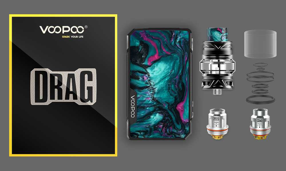 The VOOPOO DRAG 2 177W & UFORCE T2 Starter Kit continues the epic legacy of the original DRAG, presenting a highly intelligent GENE FIT Chip