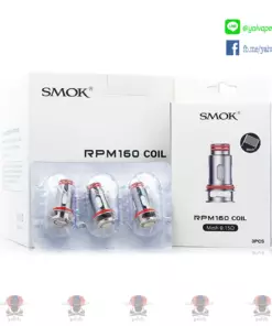 คอยล์บุหรี่ไฟฟ้า SMOK RPM160 Replacement Mesh Coil ออกแบบมาสำหรับ SMOK RPM160 Dual 18650 Pod Mod Kit โดยมีความต้านทาน 0.15ohm